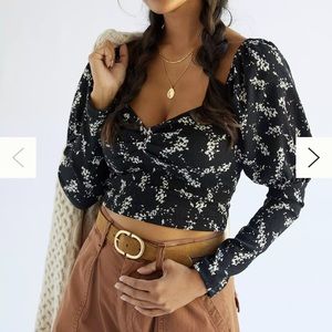 Anthropologie Sweetheart neckline top